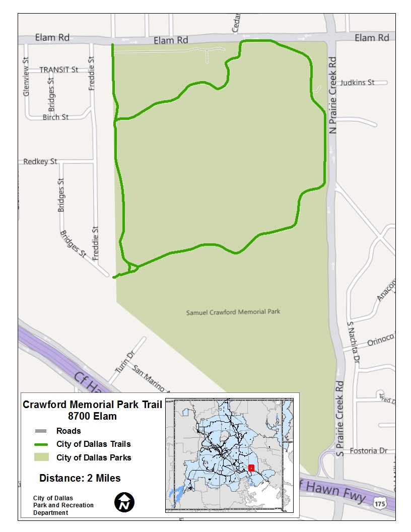 Crawford Park Trail Map
