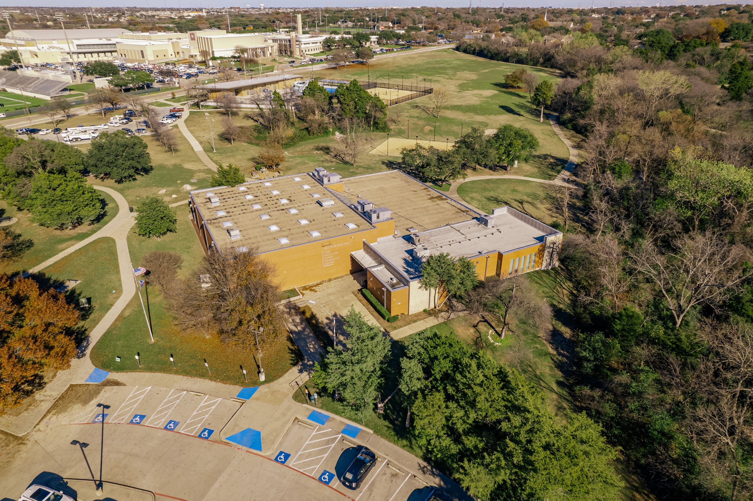 City of Dallas Parks and Rec - Lake Highlands Rec Center - Drone Photos-3