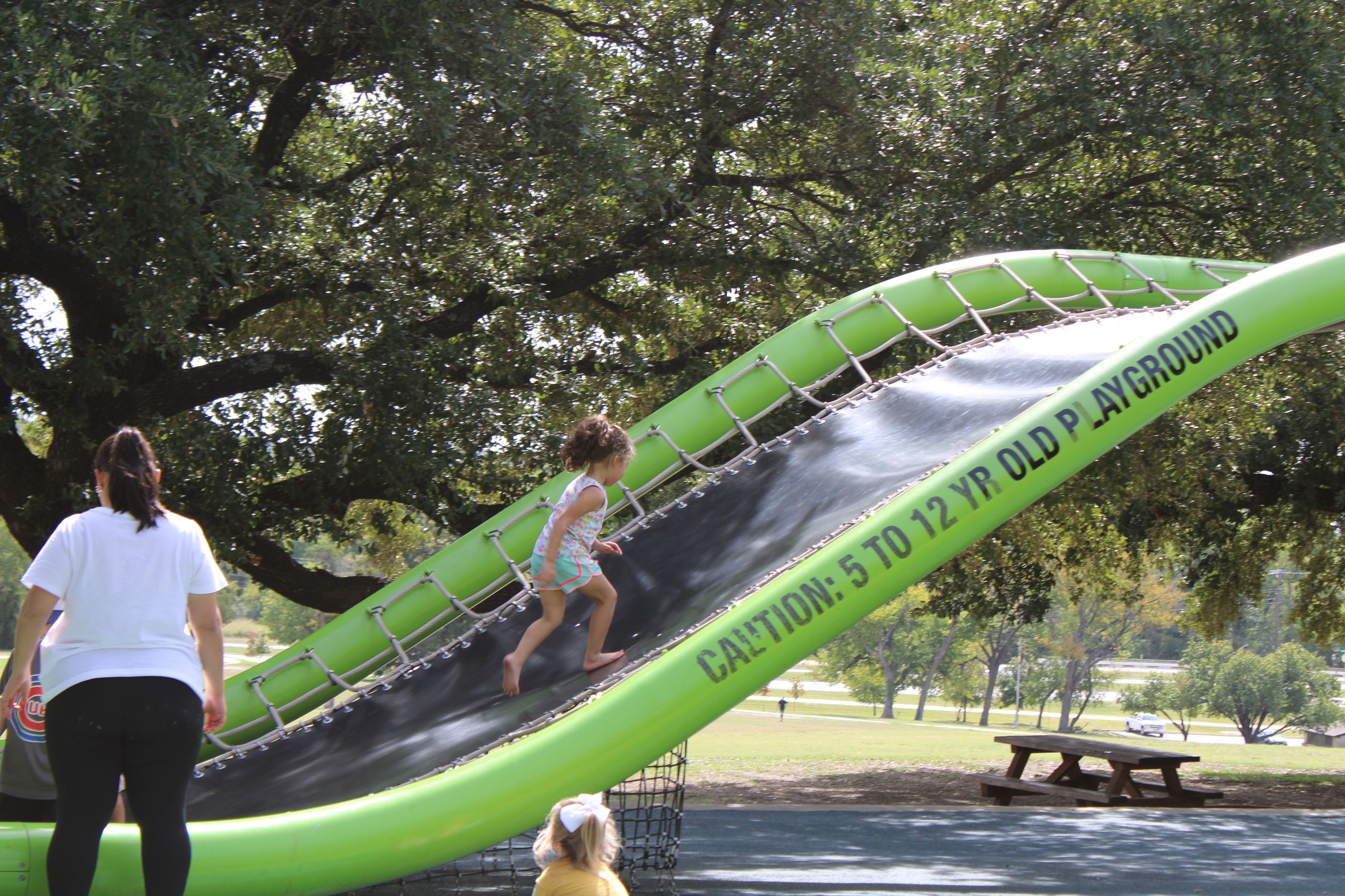 Climbing structure at Flag Pole Hill