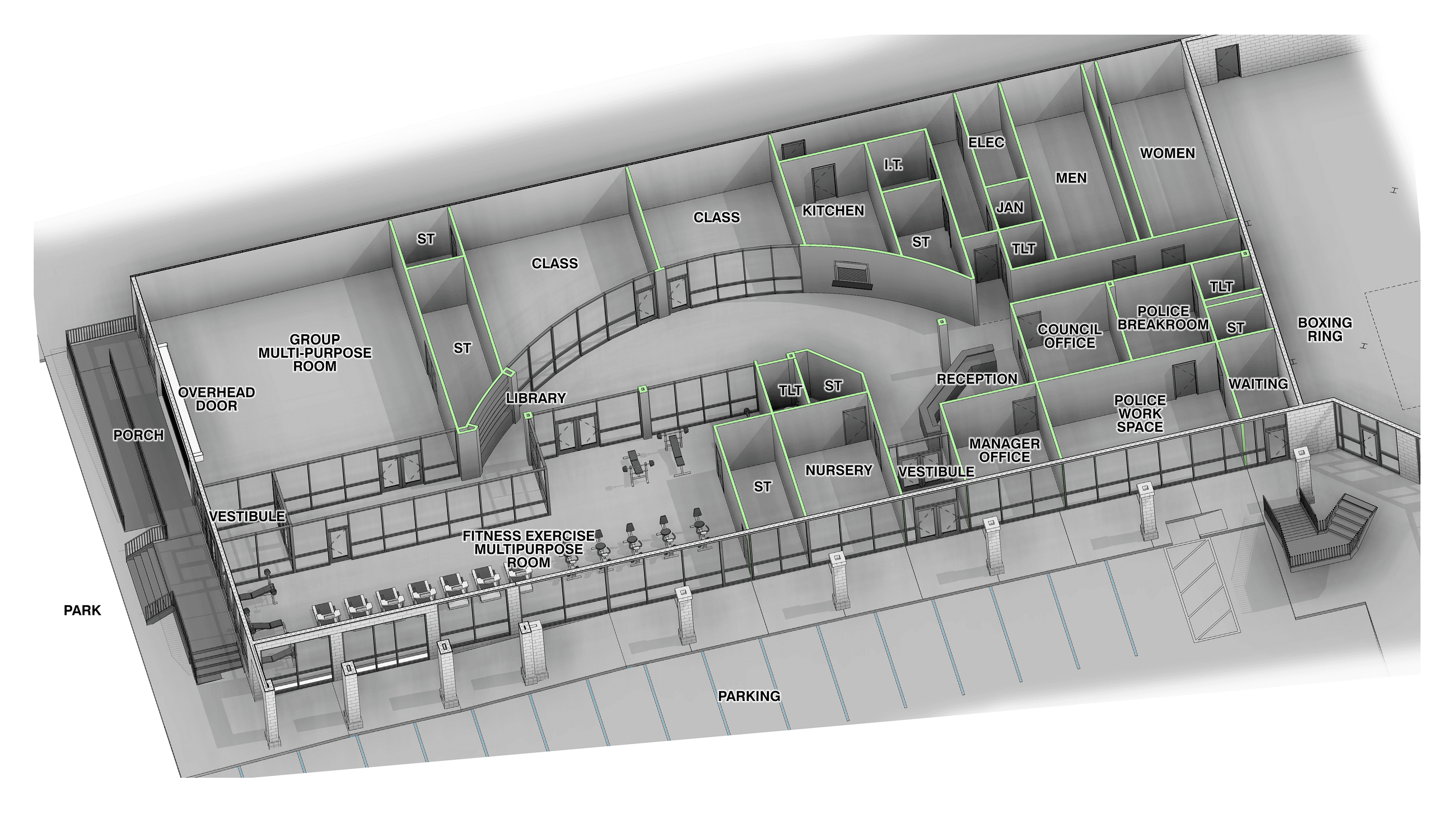 2024 05 08 Forest Audelia Multipurpose Center Floor Plan