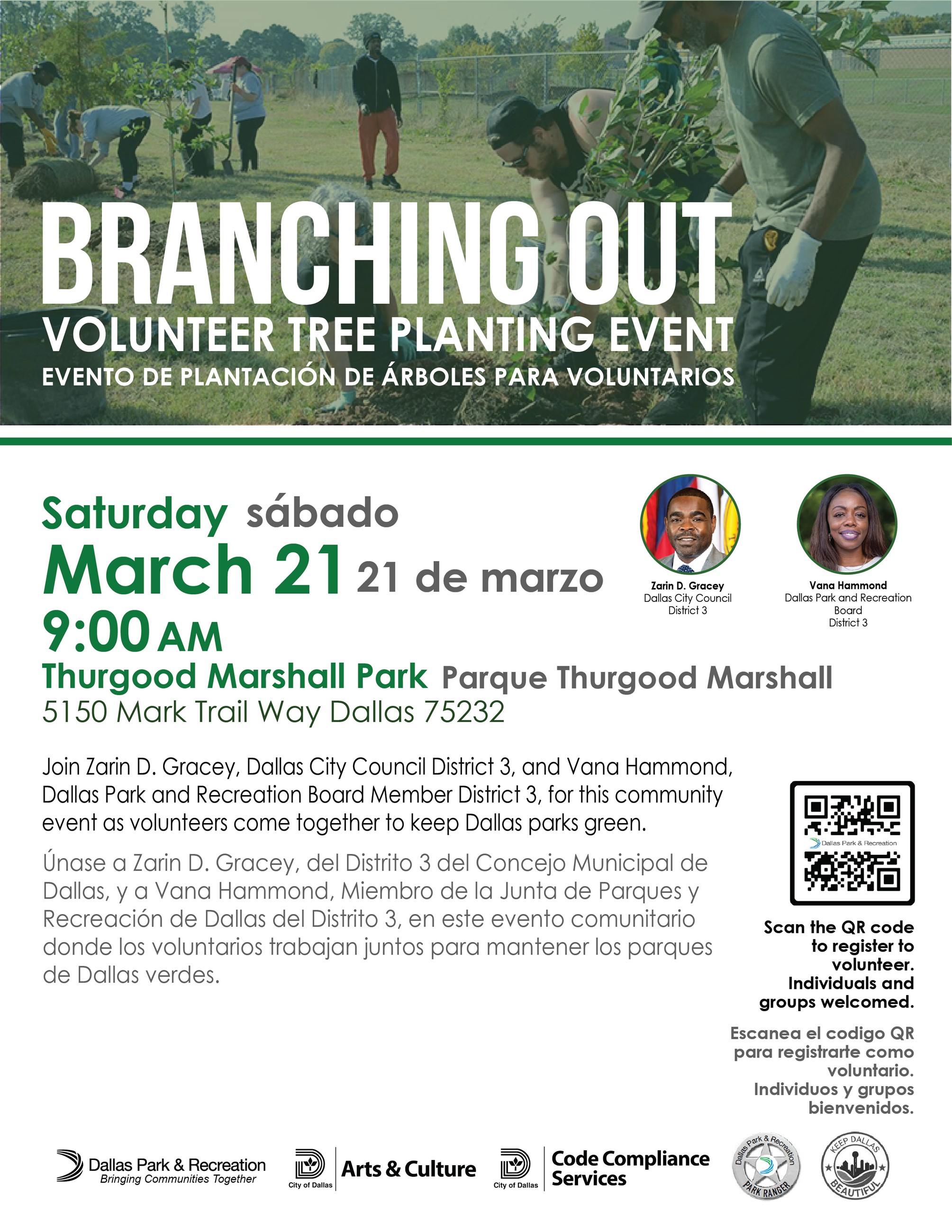 D3 Tree Planting Event 3-21-26