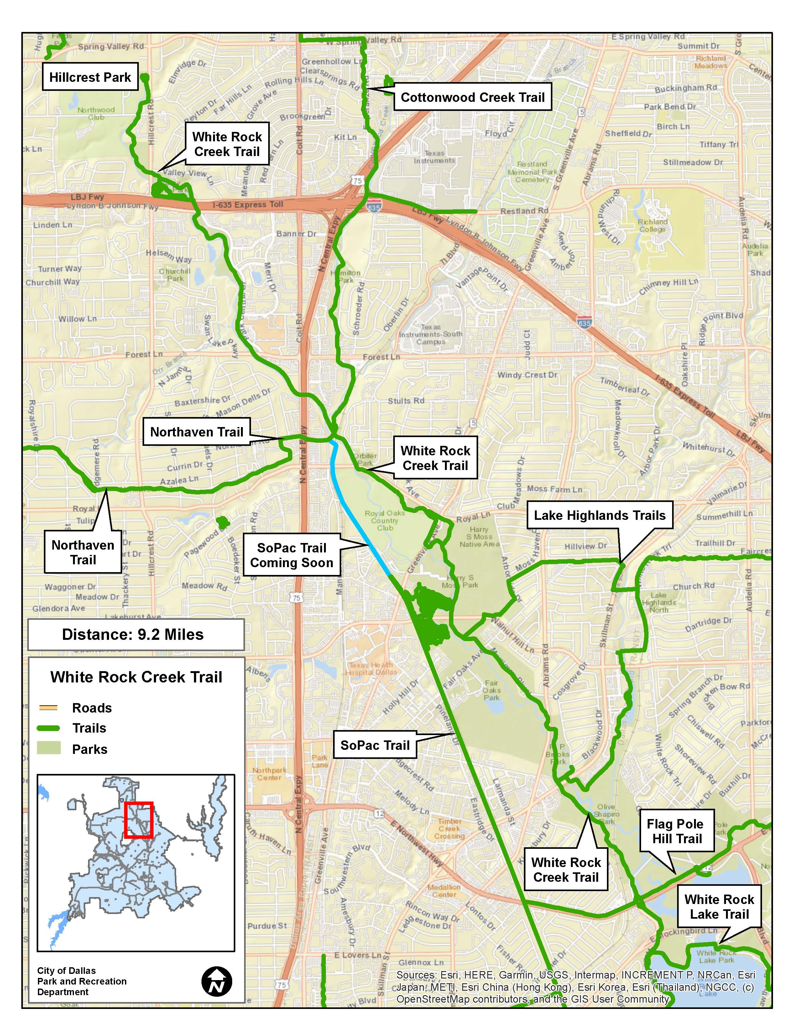 White Rock Creek Trail