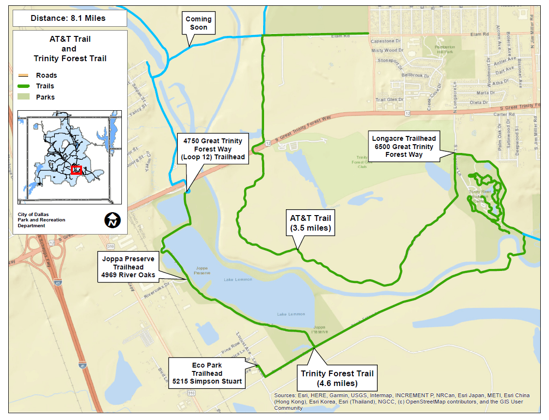 ATT-Trinity Forest Trails Opens in new window
