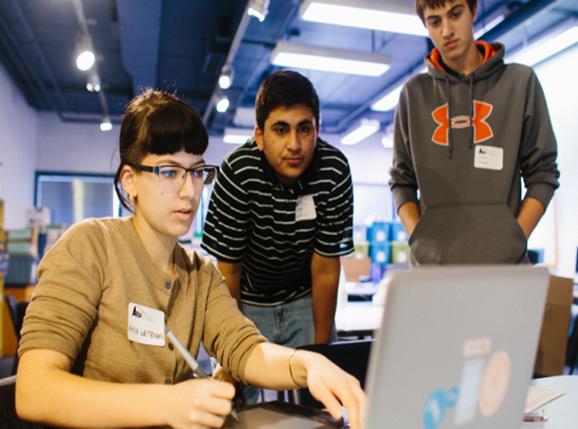 Teen tech mentor